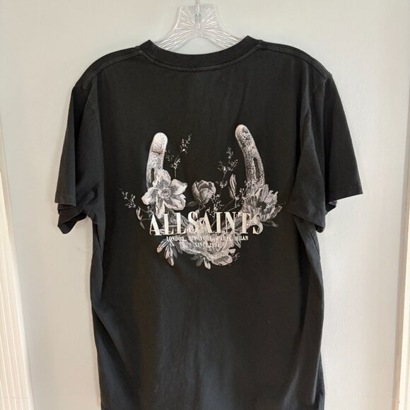 All Saints Graphic Tee Shirt Sz: Med. - Picture 2 of 4